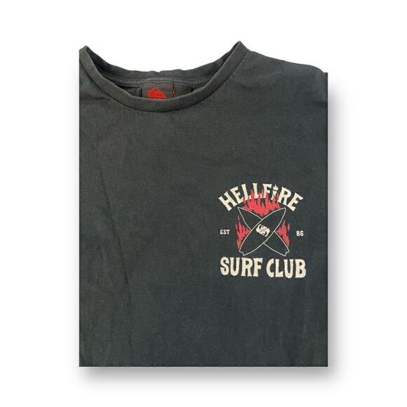 Quicksilver Stranger Things Hellfire Surf Club Size Small - Picture 2 of 6